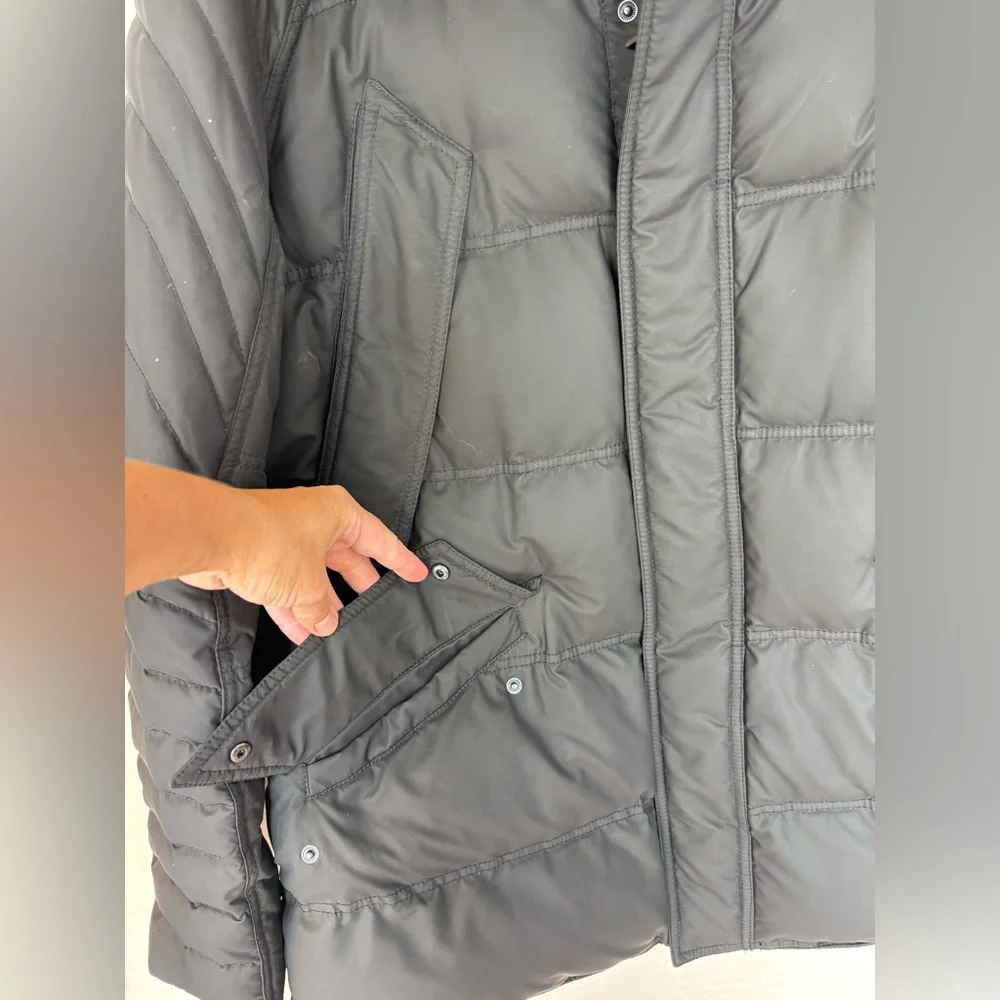 ANDREW MARC x RICHARD CHAI Down Puffer Coat Jacket Black Waterproof NEW Men's XL